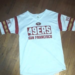 Pink 49er shirt